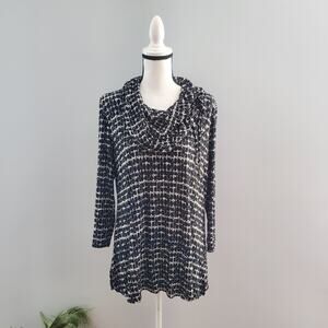 Ruby Rd. Oversized Cowl Neck Lightweight Sweater M